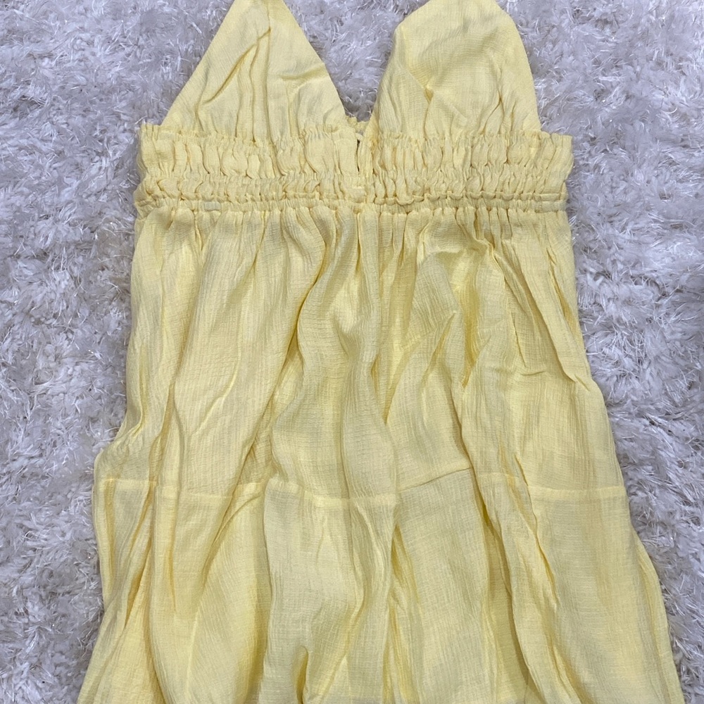 Love Tree Yellow Mini Dress